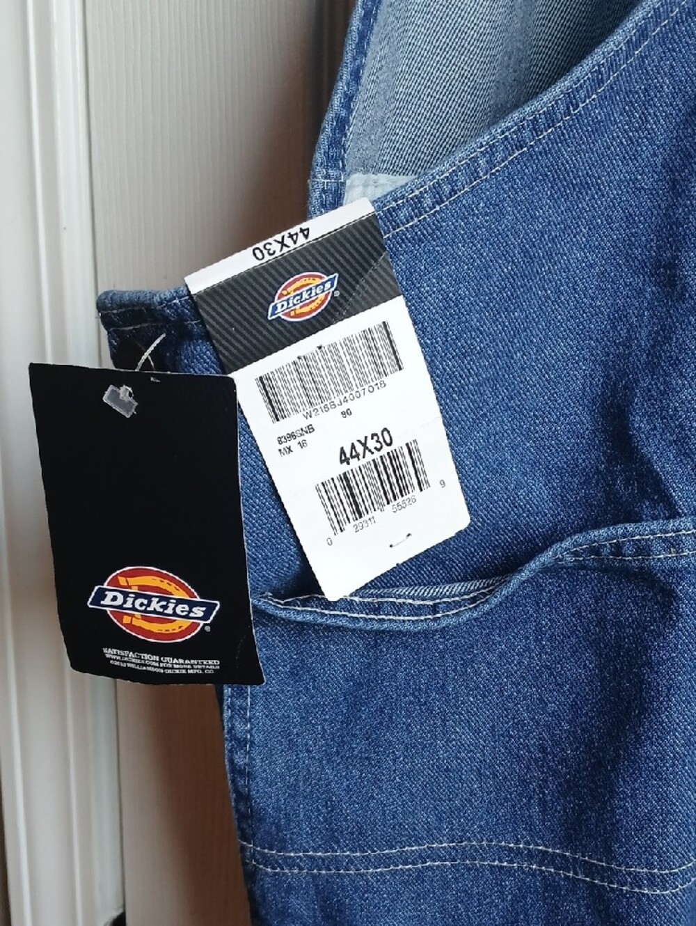 NWT Dickies Dark Blue Denim Work Overalls - Picture 3 of 7